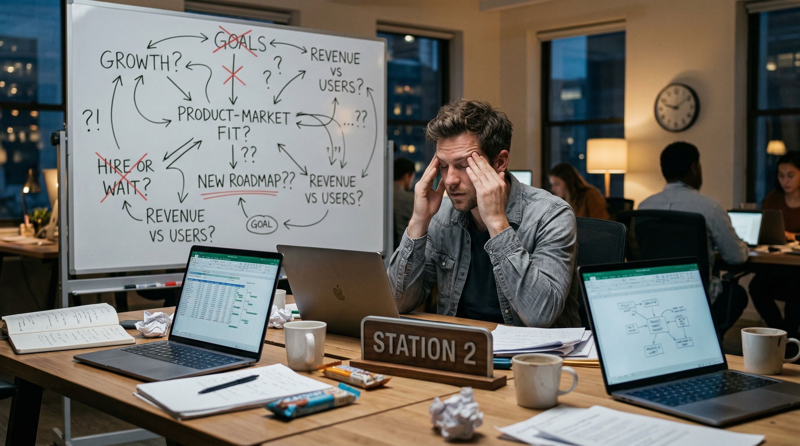 Why 90% of Founder Burnout Happens at Station 2 (And How to Fix Your Goals)